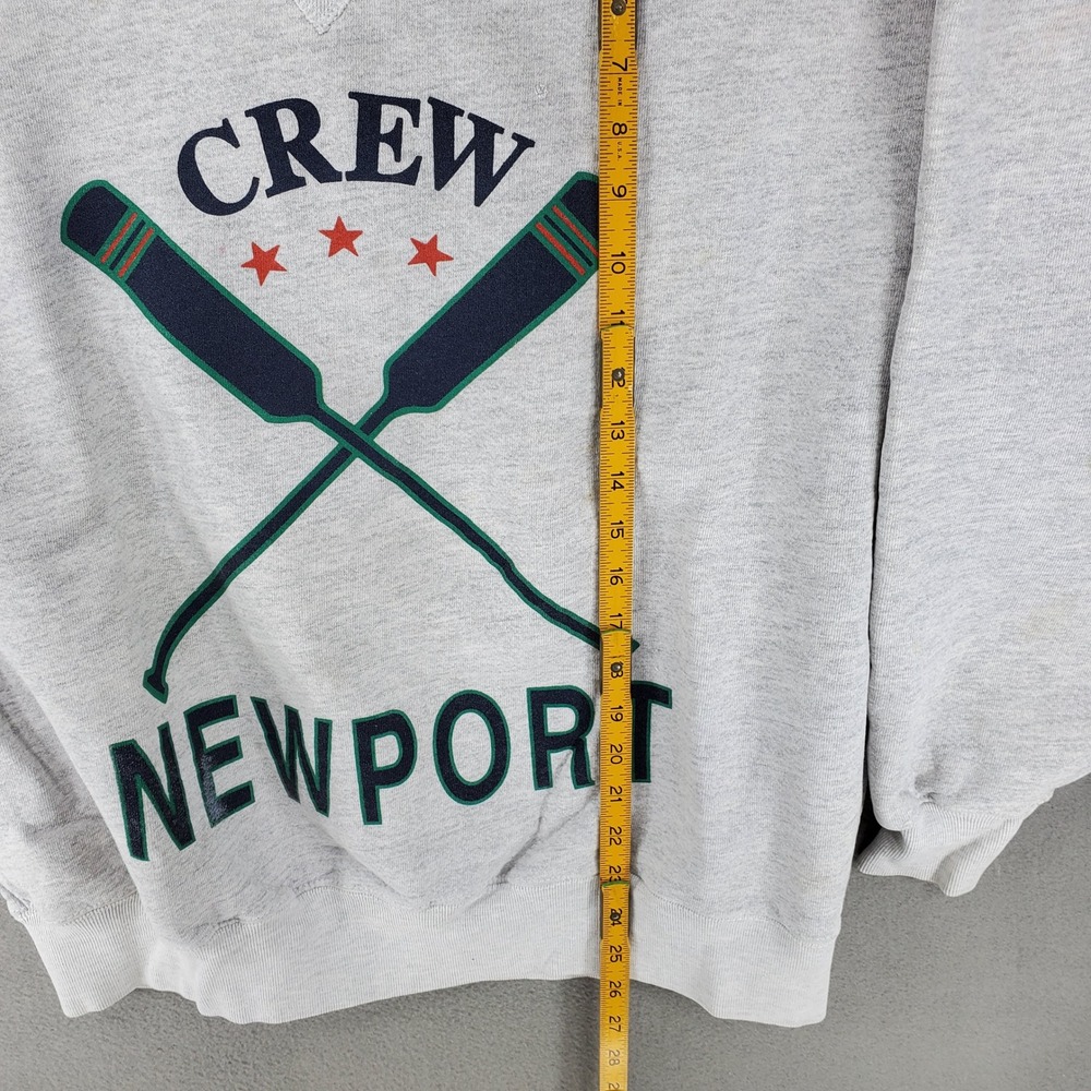 Gear For Sports Sweatshirt‎ Mens XL Gray Crew Newport Rowing Graphic Vintage USA - Picture 8 of 8
